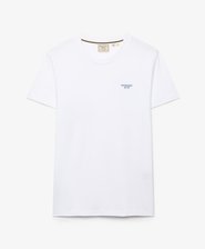 Essential Gesticktes Logo T-Shirt in schmaler Passform
