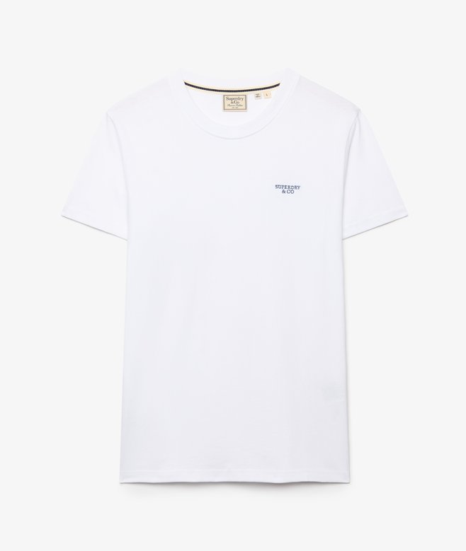 T-shirt Logo Superposé Brodé Essential