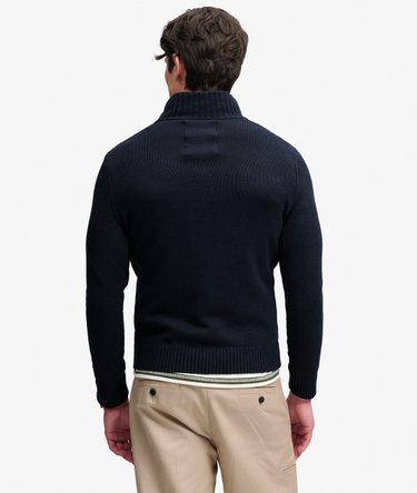 Pull Maille Demi-Zip Coupe Ajust&eacute;e Image 5