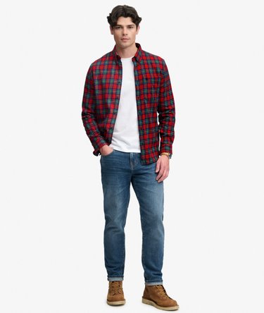 Chemise Lumberjack en Coton &agrave; Manches Longues Image 3