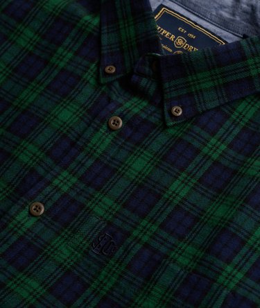 Chemise Lumberjack en Coton &agrave; Manches Longues Image 6
