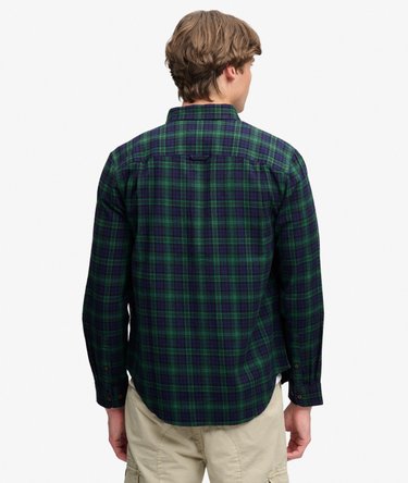 Chemise Lumberjack en Coton &agrave; Manches Longues Image 5