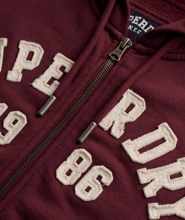 Athletic Essential Relaxed Crop Zip Hoodie Image 6