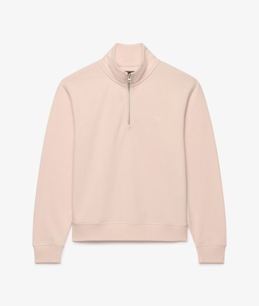 Sweatshirt demi-zip avec logo brod&eacute; Signature Image 7