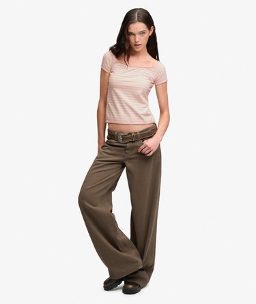Bardot Short Sleeve Off Shoulder Top Image 3