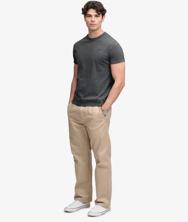 Essential Stacked Logo Embroidered T-shirt Image 3