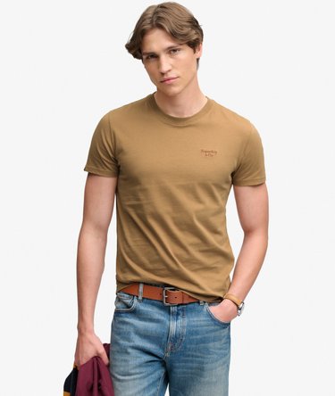 Camiseta Essential con Logo Serif Bordado Image 1