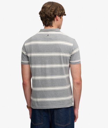 Vintage Stripe Jersey Polo Shirt Image 5