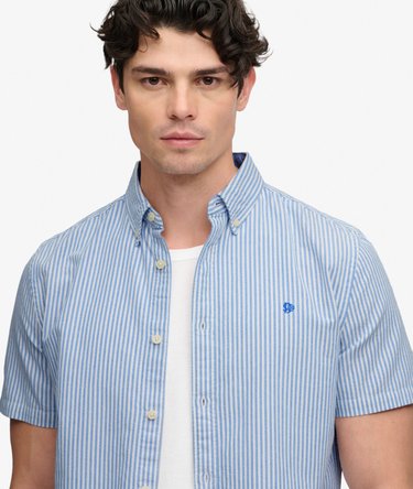 Chemise Oxford Preppy &agrave; manches courtes Image 1