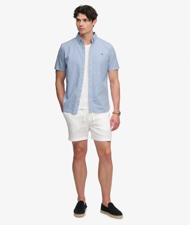 Chemise Oxford Preppy &agrave; manches courtes Image 4