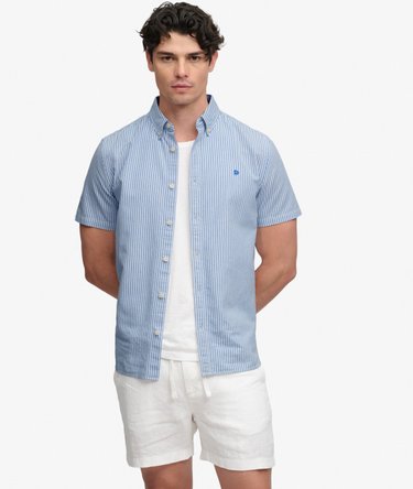 Chemise Oxford Preppy &agrave; manches courtes Image 2