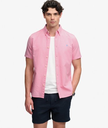 Chemise Oxford Preppy &agrave; manches courtes Image 2