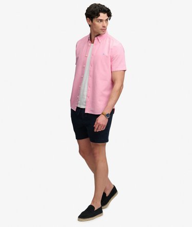 Chemise Oxford Preppy &agrave; manches courtes Image 3