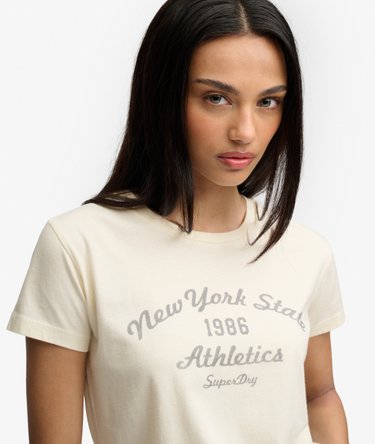 T-shirt Athletic Essentials con Grafica Vestibilit&agrave; Slim Image 4