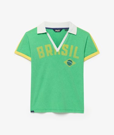 Athletic Football Collared T-shirt Image 7