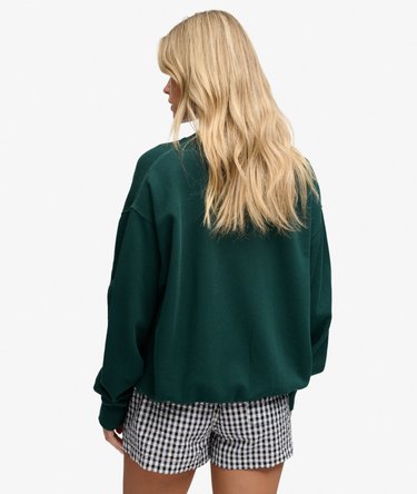Essential Heritage Crew Sweater Relaxed Pasvorm Image 5