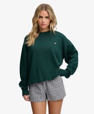 Essential Heritage Crew Sweater Relaxed Pasvorm