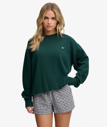 Essential Heritage Crew Sweater Relaxed Pasvorm Image 1