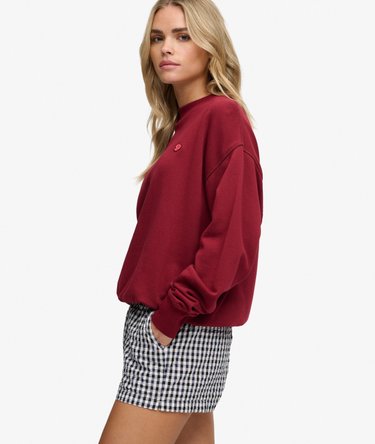Essential Heritage Crew Sweater Relaxed Pasvorm Image 2