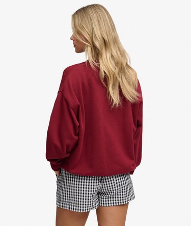 Essential Heritage Crew Sweater Relaxed Pasvorm Image 5