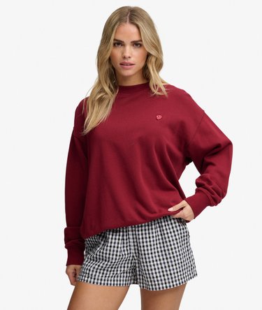 Essential Heritage Crew Sweater Relaxed Pasvorm Image 1