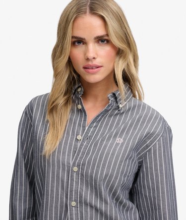Slim Oxford Button Down Long Sleeve Shirt Image 4