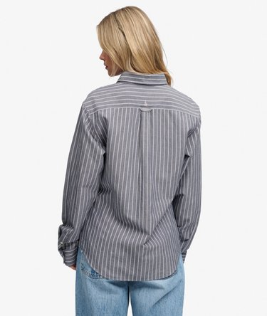 Slim Oxford Button Down Long Sleeve Shirt Image 5