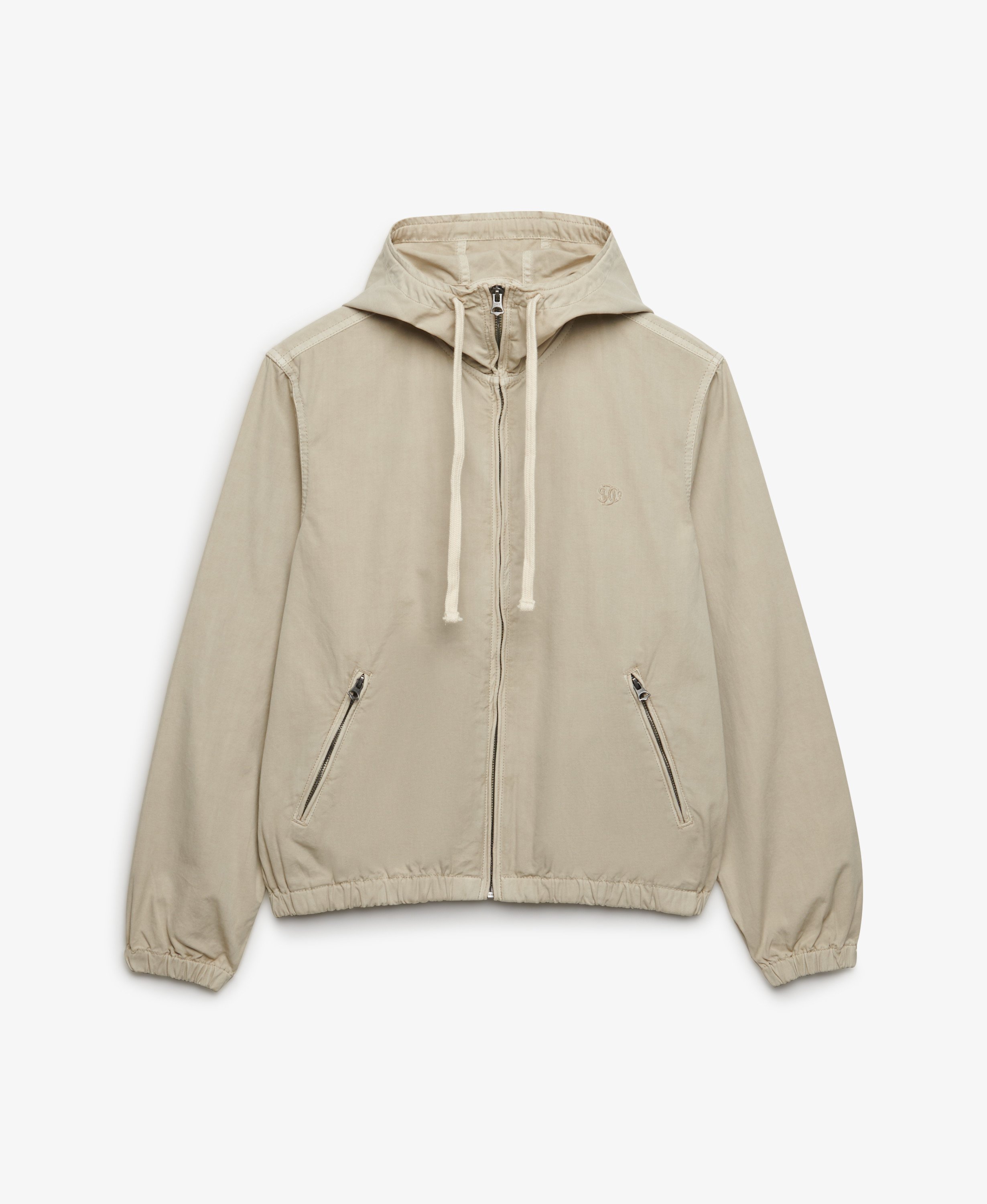 ジャケット・アウター WASHED CANVAS HOODED JACKET womens Hooded Washed Twill Jacket in Peyote Beige | Superdry UK