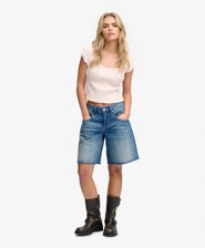 Mid Rise Baggy Shorts Relaxed Pasvorm
