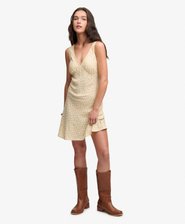 Mini-robe imprim&eacute;e &agrave; col c&oelig;ur