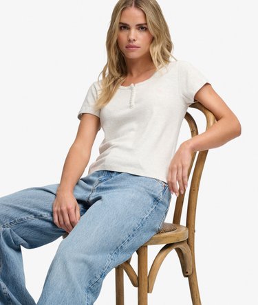Athletic Essentials Button Down T-shirt Image 2