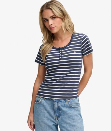 Athletic Essentials Button Down T-shirt Image 1