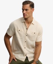 Camicia a Maniche Corte Texturizzata - The Merchant Store