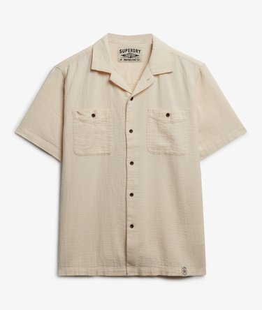 Chemise &agrave; manches courtes textur&eacute;e - The Merchant Store Image 1