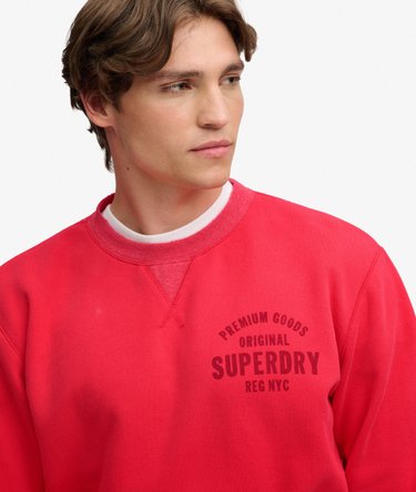 Sweatshirt Col Rond Block Text Image 4