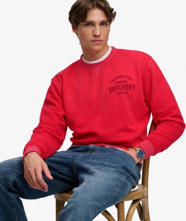 Sweatshirt Col Rond Block Text Image 2