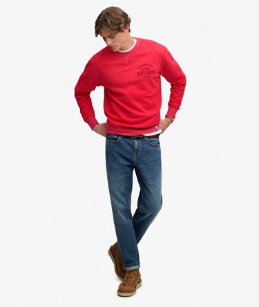 Sweatshirt Col Rond Block Text Image 3