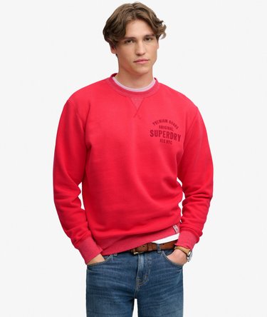 Sweatshirt Col Rond Block Text Image 1