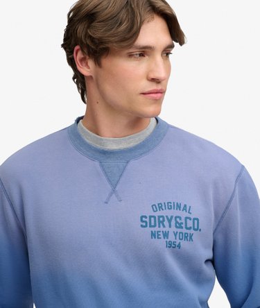 Sweatshirt Col Rond Block Text Image 4