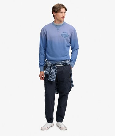 Sweatshirt Col Rond Block Text Image 3