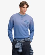 Sweatshirt Col Rond Block Text