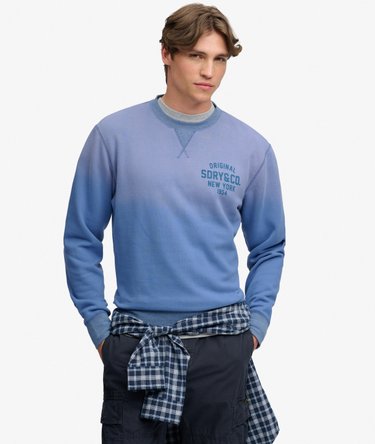 Sweatshirt Col Rond Block Text Image 1