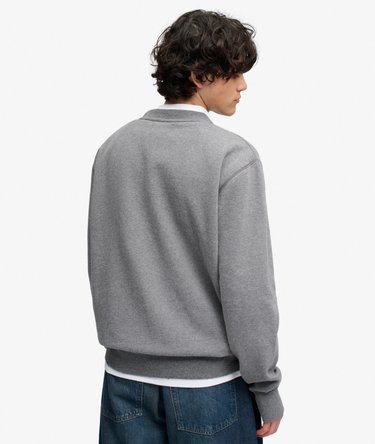 Sweatshirt Col Rond Block Text Image 5
