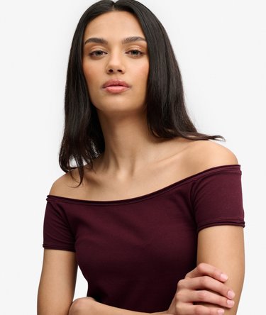 Bardot Short Sleeve Off Shoulder Top Image 4