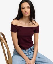 Bardot Short Sleeve Off Shoulder Top
