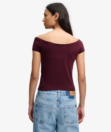 Bardot Short Sleeve Off Shoulder Top Image 5