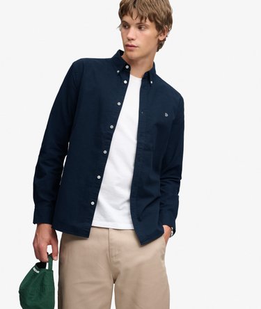 Camisa Oxford Cl&aacute;sica de Manga Larga Image 1
