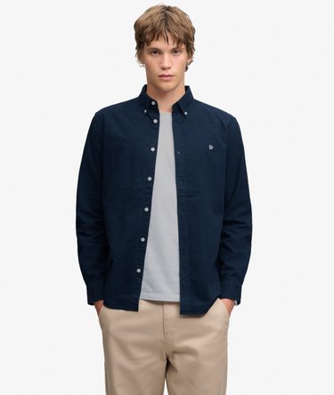 Chemise Oxford Classique &agrave; Manches Longues Image 1