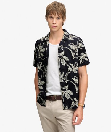 Hawaiian Print Short Sleeve Shirt Image 2