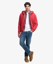 Essential Logo Zip-Hoodie mit angerauter Innenseite